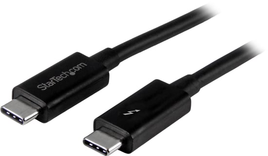 StarTech TBLT3MM1M Thunderbolt 3 USB-C Data Cable, 1m, Black