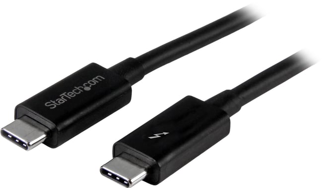 StarTech Thunderbolt 3 USB-C Cable, 1m, Black