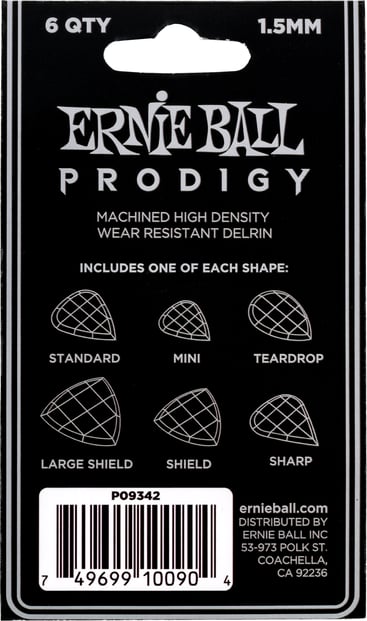 Ernie Ball Prodigy Teardrop 2mm Pick 2