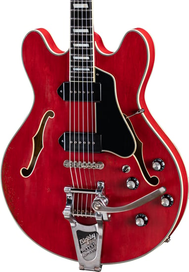 Eastman T64/v Thinline, P-90, Antique Red