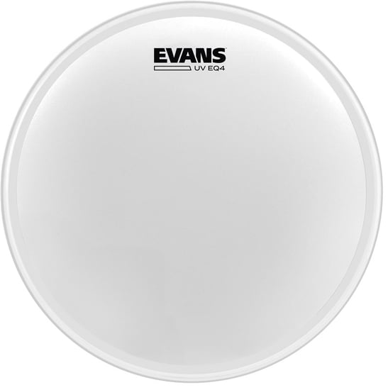 Evans EQ4 UV1 Coated Bass Drum Head, 24in