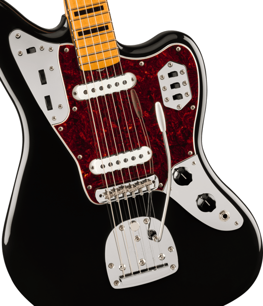 Fender Vintera II 70s Jaguar Black Tilt 2