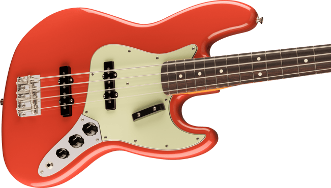 Fender Vintera II 60s Jazz Bass Red Tilt 1