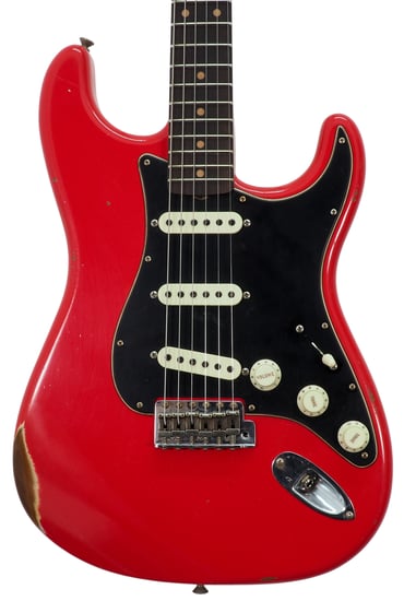 Fender Custom Shop LTD Roasted Dual-Mag Stratocaster Relic, Hot Rod Red
