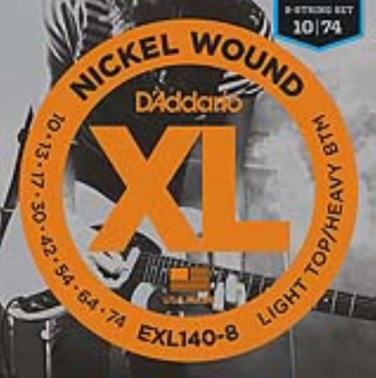 D'Addario EXL140-8 8-String (10-74)