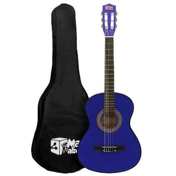 Tiger MA-CG04 Classical Guitar, 1/4 Size, Blue