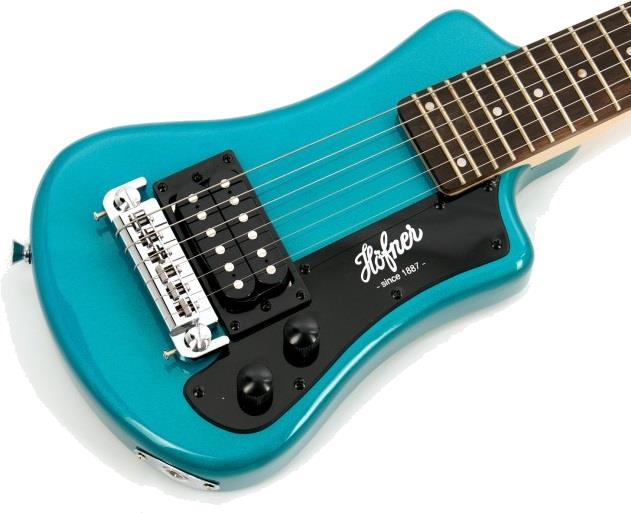 Hofner Shorty Electric Guitar Blue Body