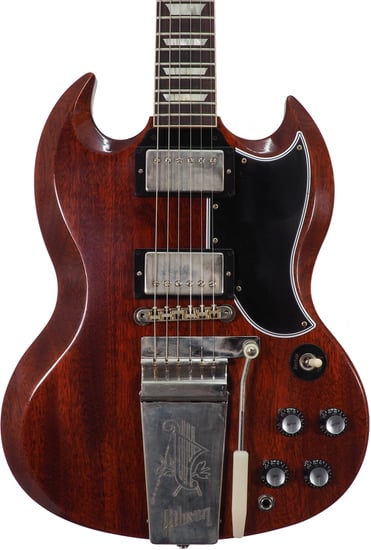 Gibson Custom Murphy Lab 1964 SG Standard w/ Maestro, Ultra Light Aged, Cherry Red