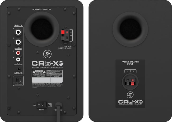 Mackie CR5-XBT Reference Monitors with Bluetooth