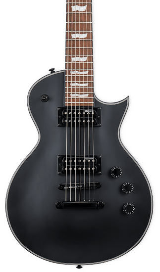 ESP LTD EC-257, 7 String, Black Satin