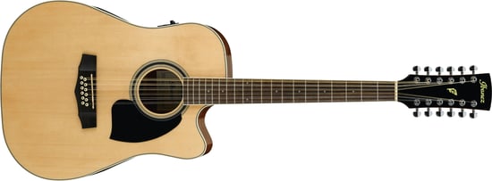 Ibanez PF1512ECE Acoustic, Natural High Gloss