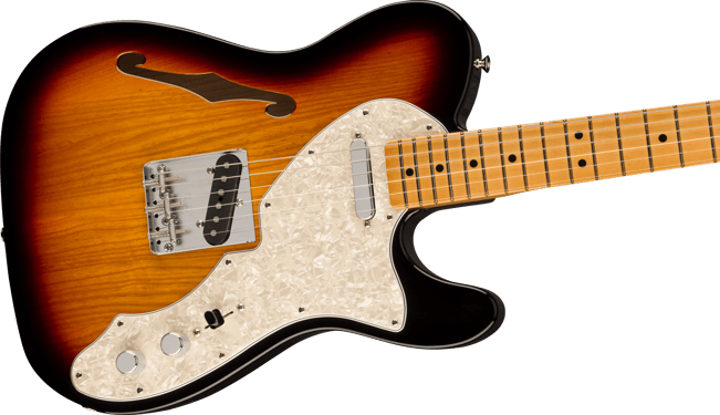Fender Vintera II Tele Thinline Burst Tilt 1