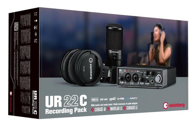Steinberg UR22C USB 3 Recording Pack, boxed image