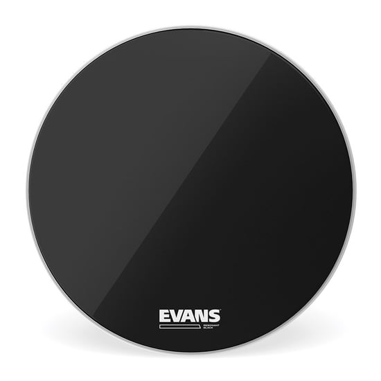 Evans Resonant Black Bass Drum Head 18in, BD18RBG