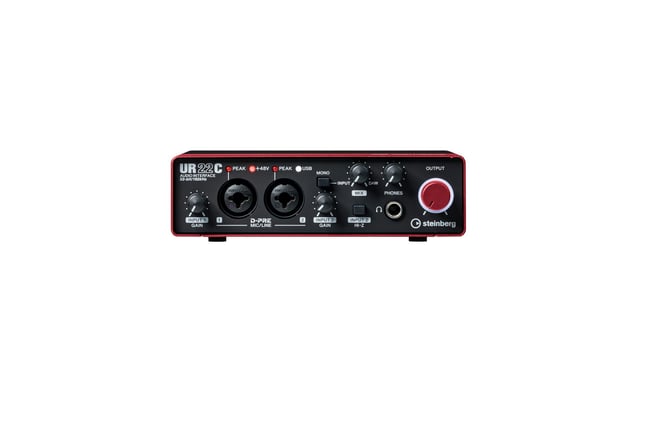 Steinberg UR22C USB 3 Audio Interface Red Front