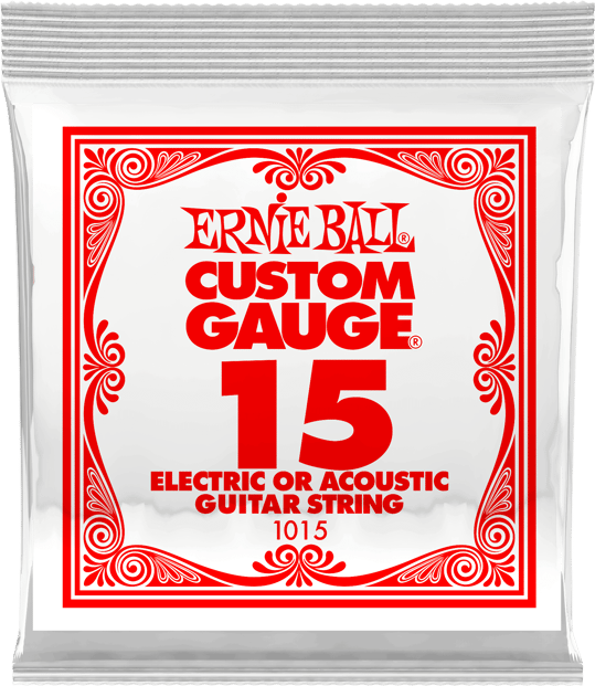 Ernie Ball 1015 Plain Steel Electric Single String