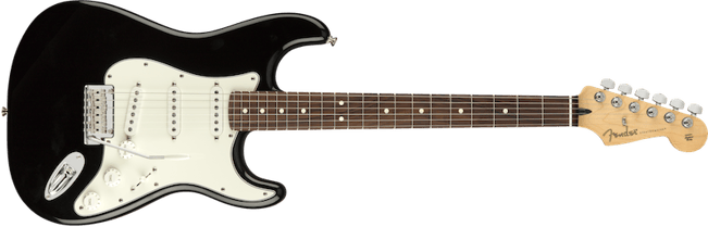 Player Stratocaster Black Pau Ferro