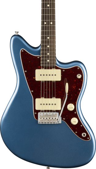 Fender American Performer Jazzmaster, Rosewood, Satin Lake Placid Blue