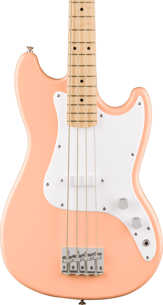 Squier Sonic Bronco Bass, Shell Pink
