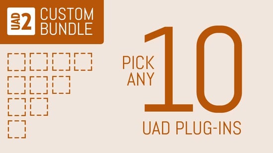UA Custom 10 Bundle - Choose Any 10 UAD Plugins