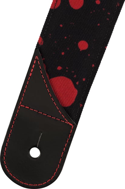 Jackson Splatter Strap, Black and Red