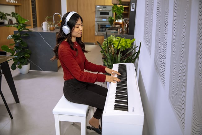 Roland FP-30X Digital Piano White Lifestyle