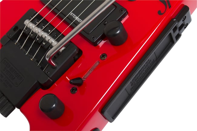 Steinberger GT-PRO Deluxe Hot Rod Red switch
