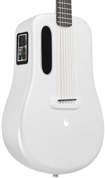 Lava ME 3 Electro Acoustic Guitar, 38 White