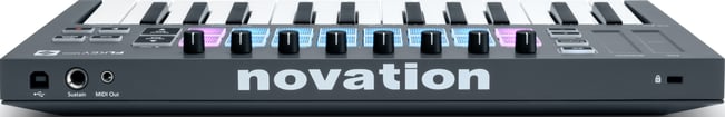 Novation FLKey Mini MIDI Keyboard Rear Ports