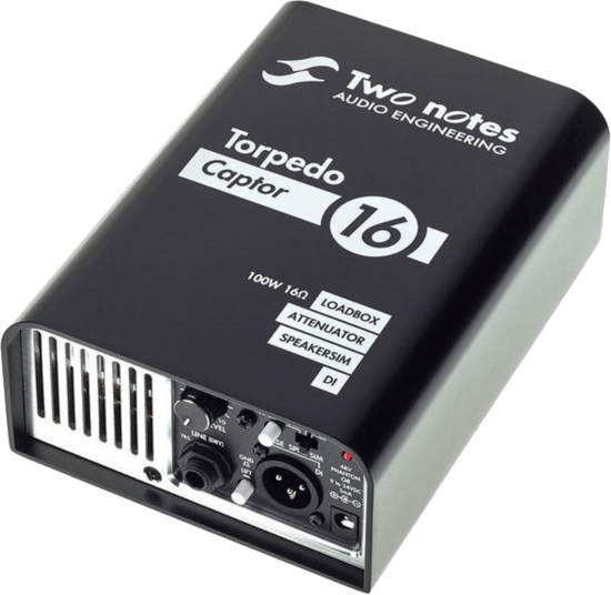 Two Notes Torpedo Captor 16 Compact Load Box Amp DI, 16 Ohm