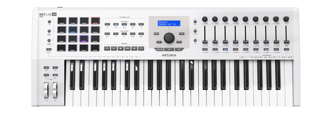 Arturia Keylab MKII 49 Controller Keyboard (White)