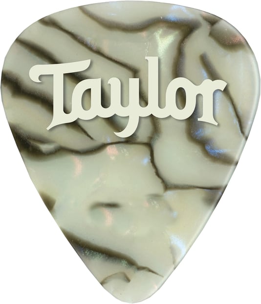 TaylorWare Celluloid 351 Pick Abalone