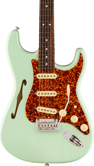 Fender Limited Edition American Professional II Stratocaster Thinline, Surf Green