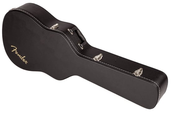 Fender Dreadnought Acoustic Guitar Hard Case, Black
