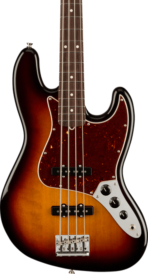 Fender American Professional II Jazz Bass, Rosewood Fingerboard, 3 Tone Sunburst