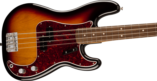 Fender Vintera II 60s P-Bass Sunburst Tilt 1