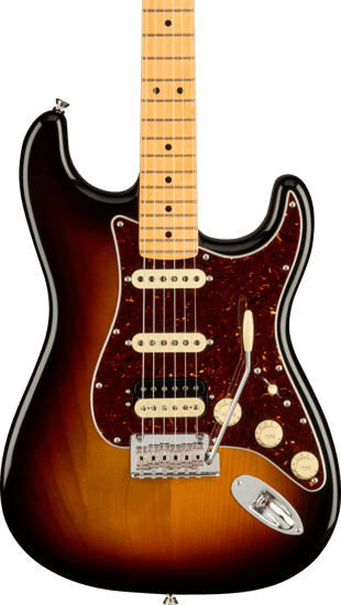 Fender American Professional II Stratocaster HSS, Maple Fingerboard, 3 Tone Sunburst