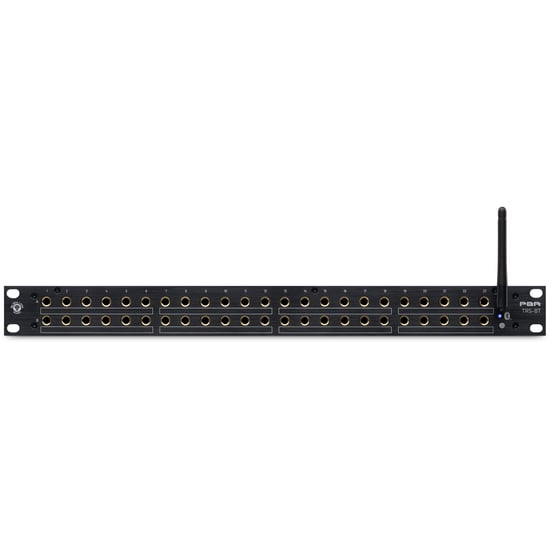 Black Lion PBR TRS-BT 48-Point TRS Patchbay with Bluetooth