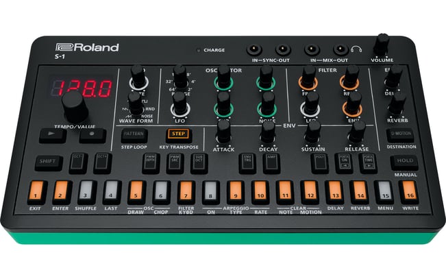 Roland AIRA S-1 Tweak Synth Top Angle
