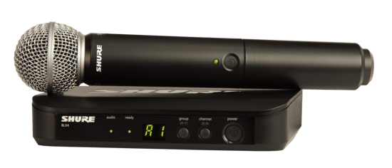 Shure BLX24UK/SM58 Handheld Wireless Microphone System