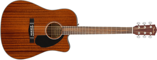 Fender CD-60SCE Dreadnought Electro-Acoustic, All Mahogany