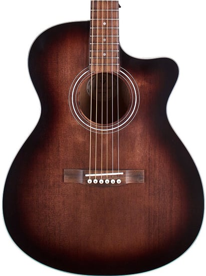 Guild OM-240CE Westerly Orchestra Electro Acoustic, Antique Charcoal Burst