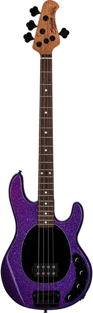Sterling RAY34 StingRay Bass Purple Sparkle 2