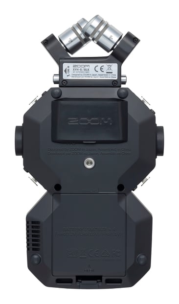 Zoom H8 Handy Portable Recorder, back view