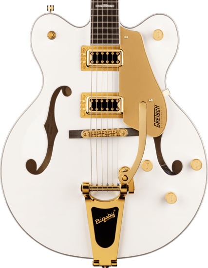 Gretsch G5422TG Electromatic Classic Hollow Body, Gold Hardware, Snow Crest White