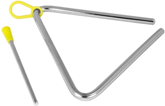 Tiger TRI7-MT 6 inch Triangle Instrument and Beater