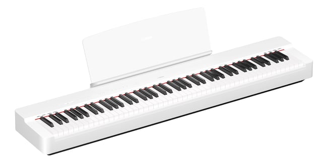 Yamaha P-225 Digital Piano WH Tilt w/ Stand