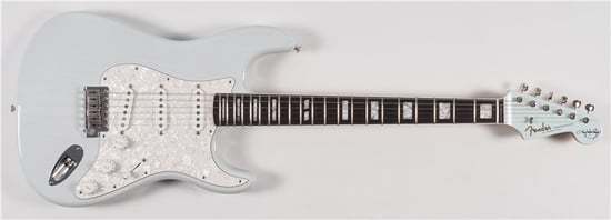 Fender Artist Series Kenny Wayne Shepherd Stratocaster, Transparent Faded Sonic Blue