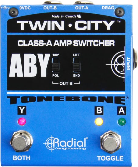 Radial Twin-City Active Amp Switcher Pedal
