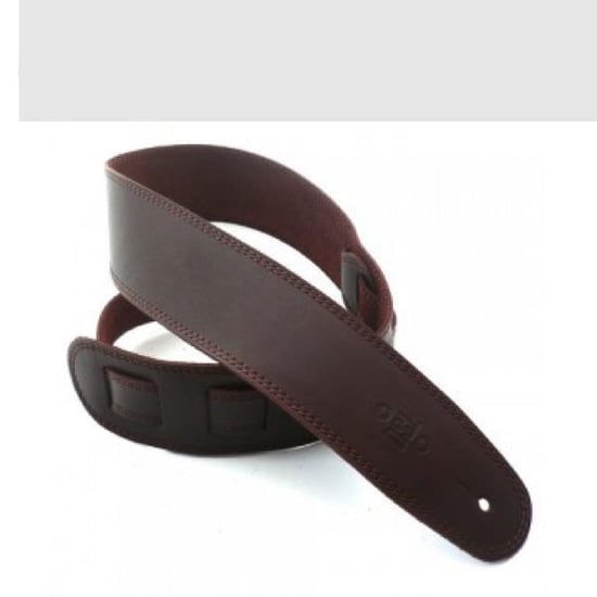 DSL SGE25 Leather Strap with Stitching, Brown